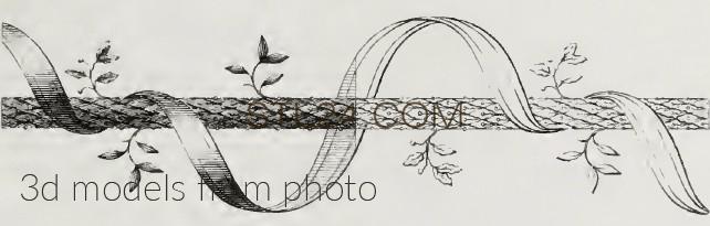 Фризы (FRIESE_1367 -  | 3D model 3DSMAX / OBJ / STL) 3D модель для ЧПУ станка